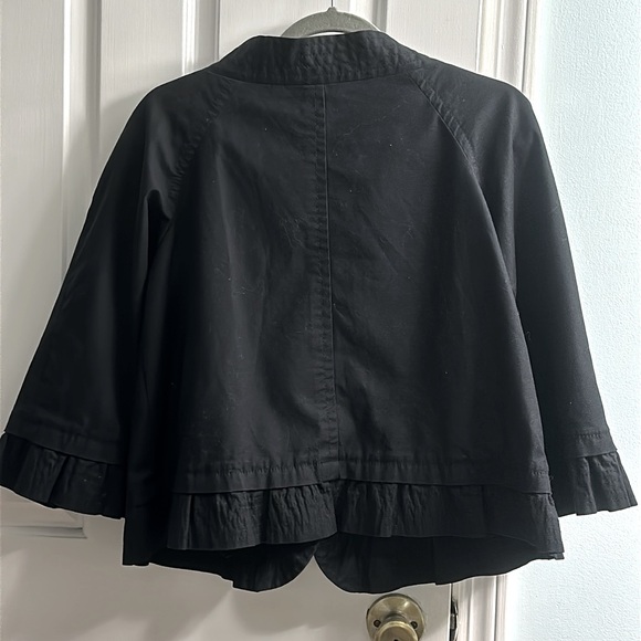MOSCHINO Cheap and Chic Size 6 Black Button Down Blazer - Picture 4 of 4